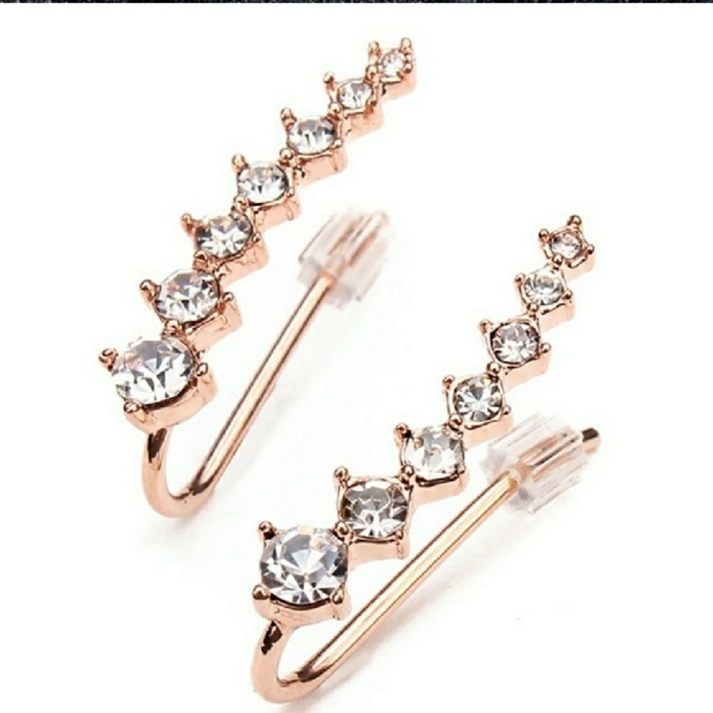 🆕 CZ Ear Climbers